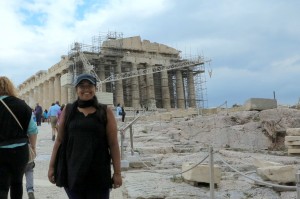 2014.9.28 SJ at Parthenon, Athens, Greece